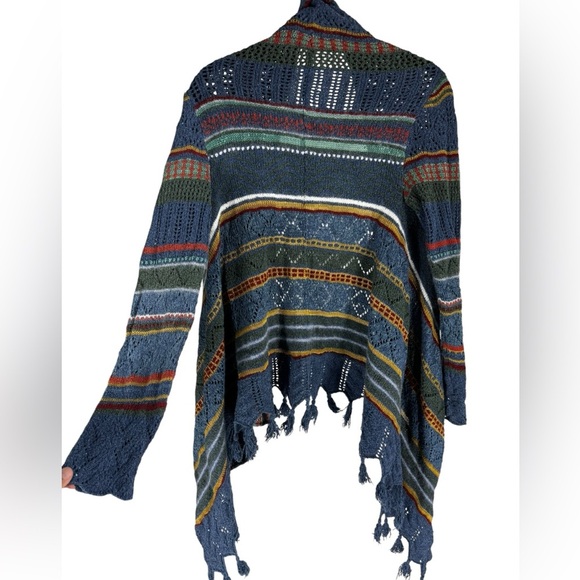 Peruvian Connection drapey Pima cotton knit sweater small - Picture 4 of 6